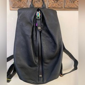 NWOT Aimee Kestenberg Tamitha Backpack Black Leather